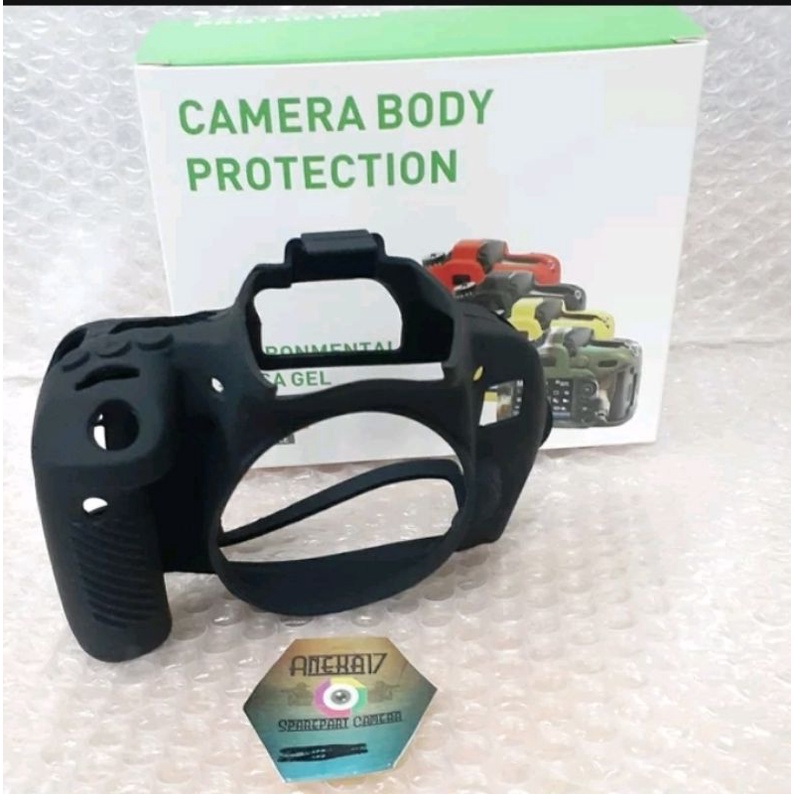 Rubber Silicone Case Foor Canon 800D Black/Hitam