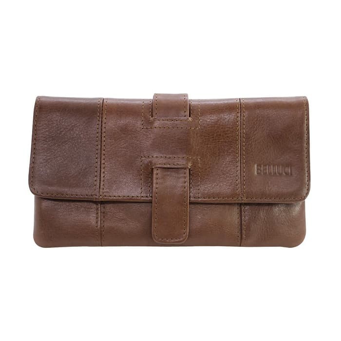 Belluci Dompet Wanita Kulit Asli Belt Simple Coklat Belluci Dompet Wanita Kulit Asli Belt Simple Coklat