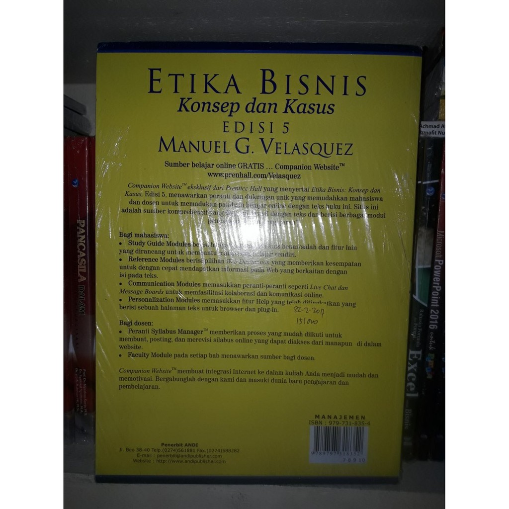 Etika Bisnis Konsep dan Kasus Edisi 5 BPBN