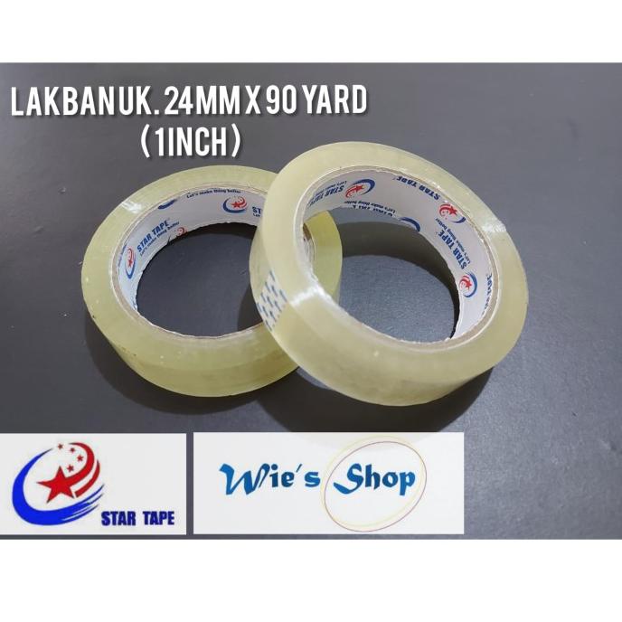 

Isolasi /Lakban Bening Uk.24Mm X 90 Yard ( 1 Inch )