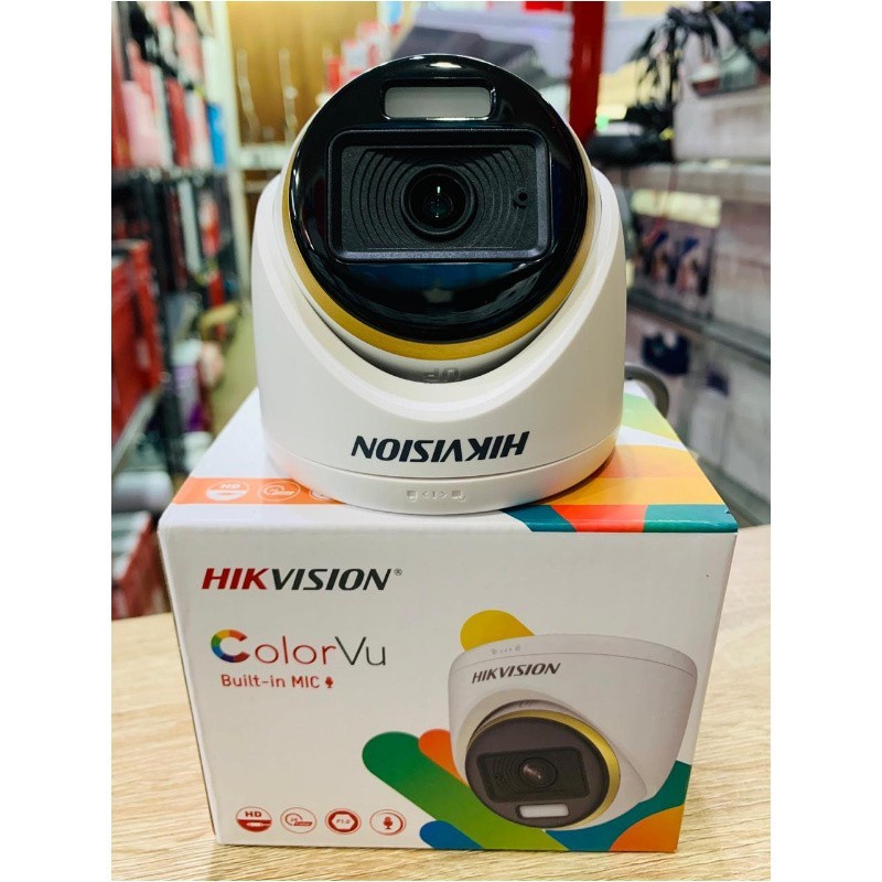 Kamera Cctv Hikvision 2mp ColorVu DS-2CE70DF3T-PFS Built in Mic (Audio)