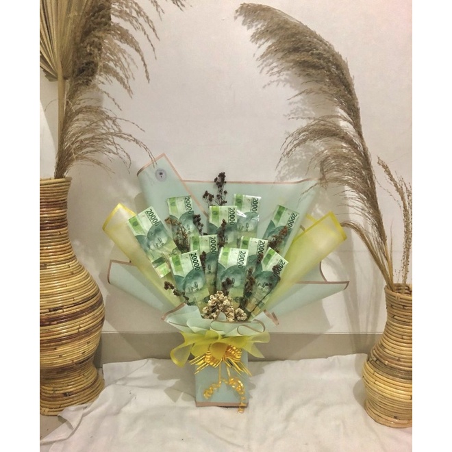 buket uang pecahan 20k