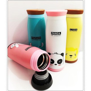 My Bottle Thermos Cute Animal - Botol Minum Desain Karakter Hewan Kapasitas 500 ML