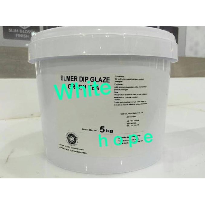 

Ms49M6 Elmer Dip Glaze White - Milk 5Kg ( New ) - White S5Mq0S