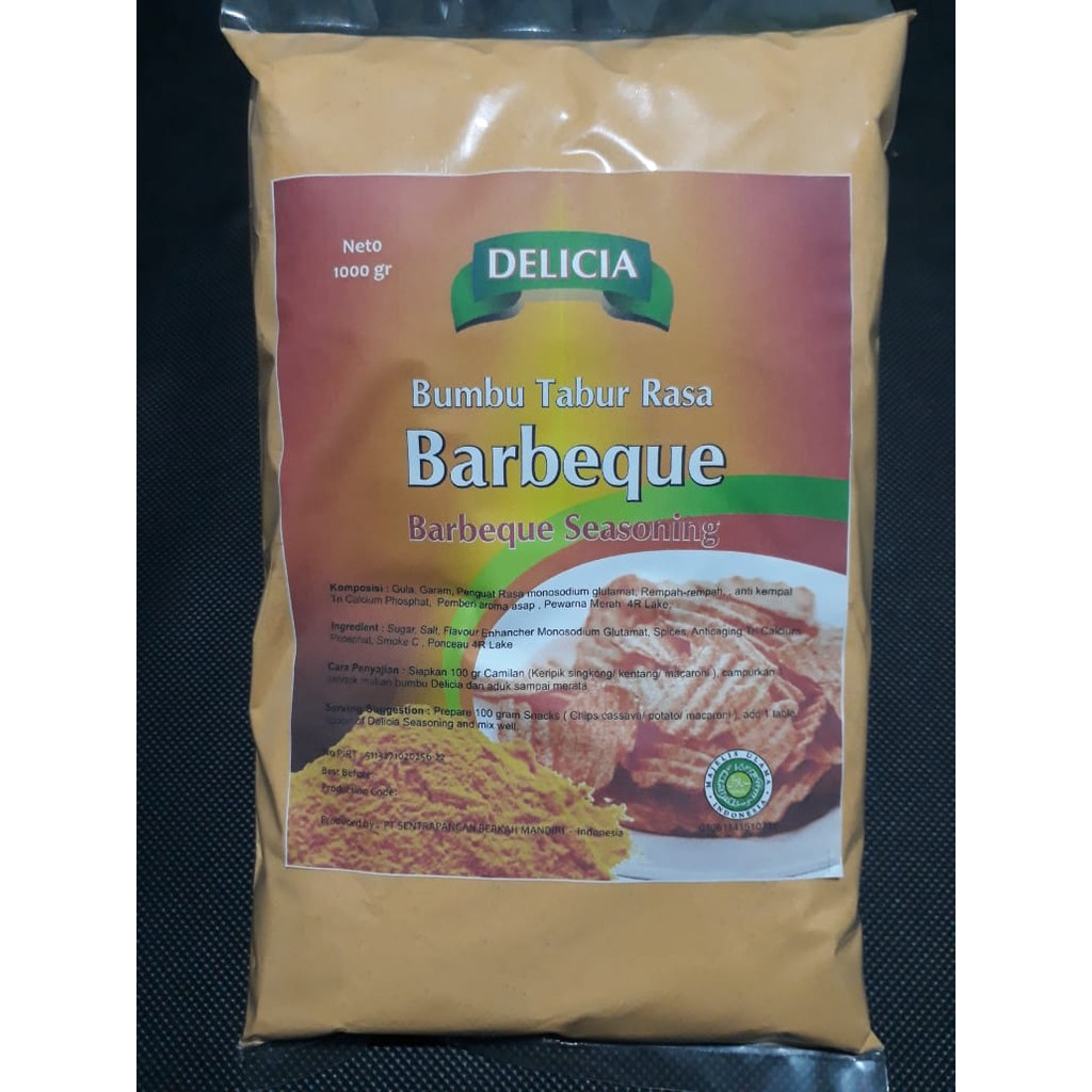 Bumbu Tabur Bubuk Penyedap Aneka Rasa Pedas Balado Bubuk BBQ 1 Kg Original Barbeque Rumput Laut Dll