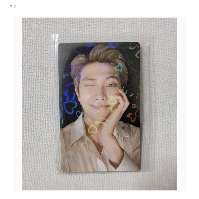 NAMJOON PHOTOCARD LUCKY DRAW FC JAPAN namjoon photocard lucky draw be deluxe fc