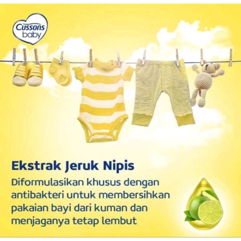 CUSSONS - Liquid Detergent with Antibacterial Agent / Deterjen Pakaian Bayi