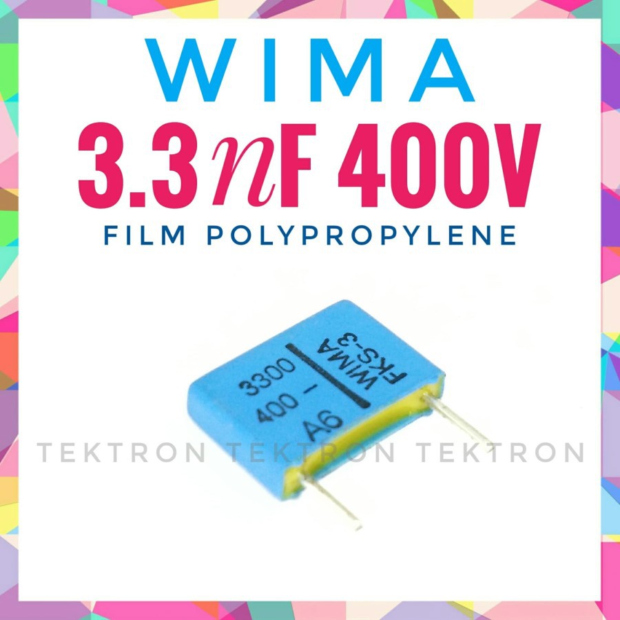 WIMA 3.3nF 400V FKP Polypropylene 332 0.0033uF asli original