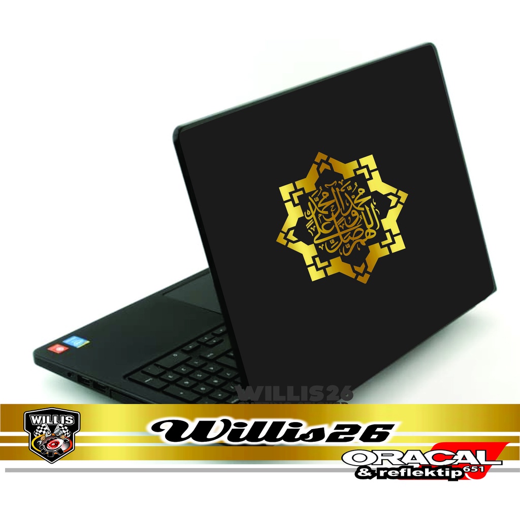 

Stiker Cutting Sticker Laptop Noteboo Macbook KALIGRAFI sholawat nabi