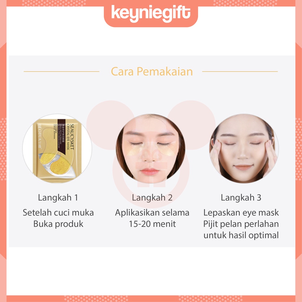 Beotua Eye Mask Masker Mata Skincare Wajah BE002