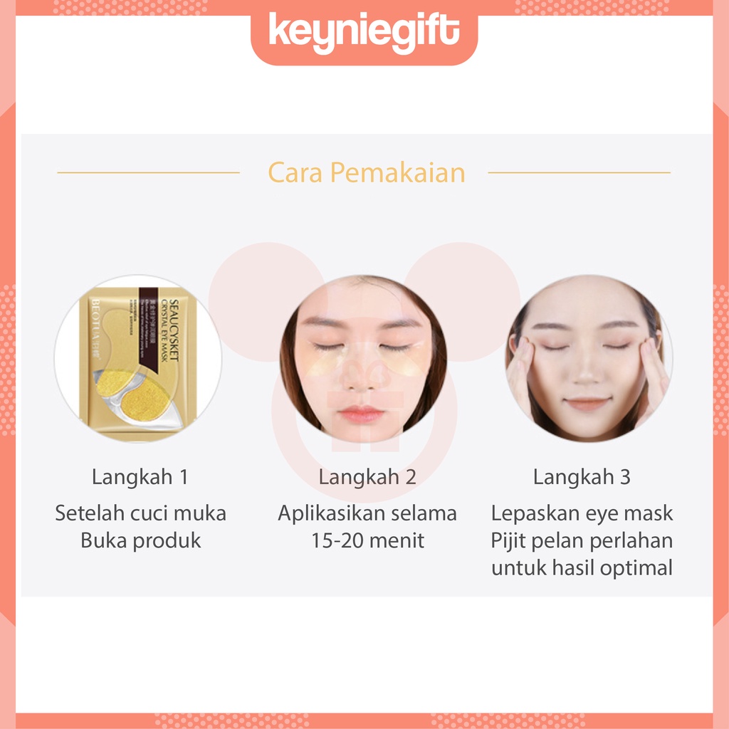 Beotua Eye Mask Masker Mata Skincare Wajah BE002