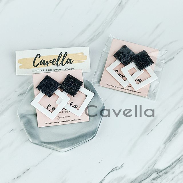 Premium Earring Anting by Cavella - Model : Jasper - ER002