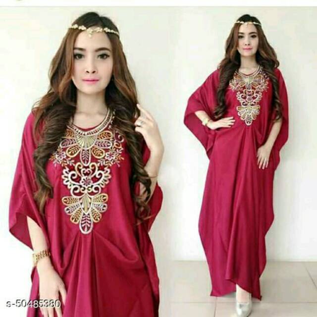 GAMIS WANITA KAFTAN CACA gemilau bersinar gamis