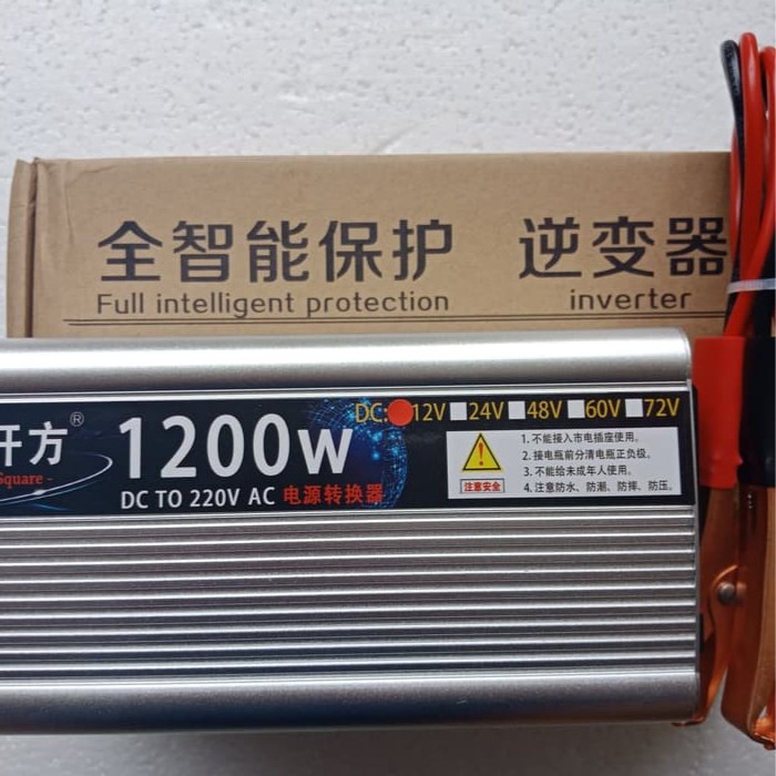 Power Inverter DC 12V to AC 1200W Watt