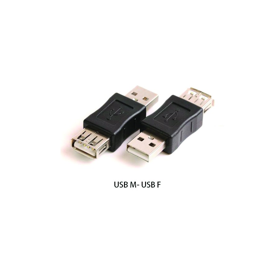 UMF | CONNECTOR USB 2.0 MALE TO FEMALE BEST (BLACK)