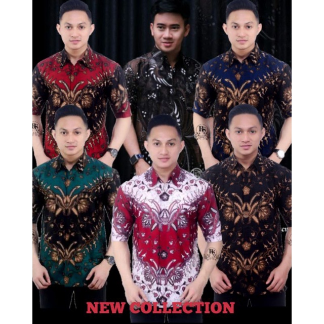 BAJU BATIK PRIA ABADI BATIK KEMEJA BATIK PRIA LENGAN PENDEK