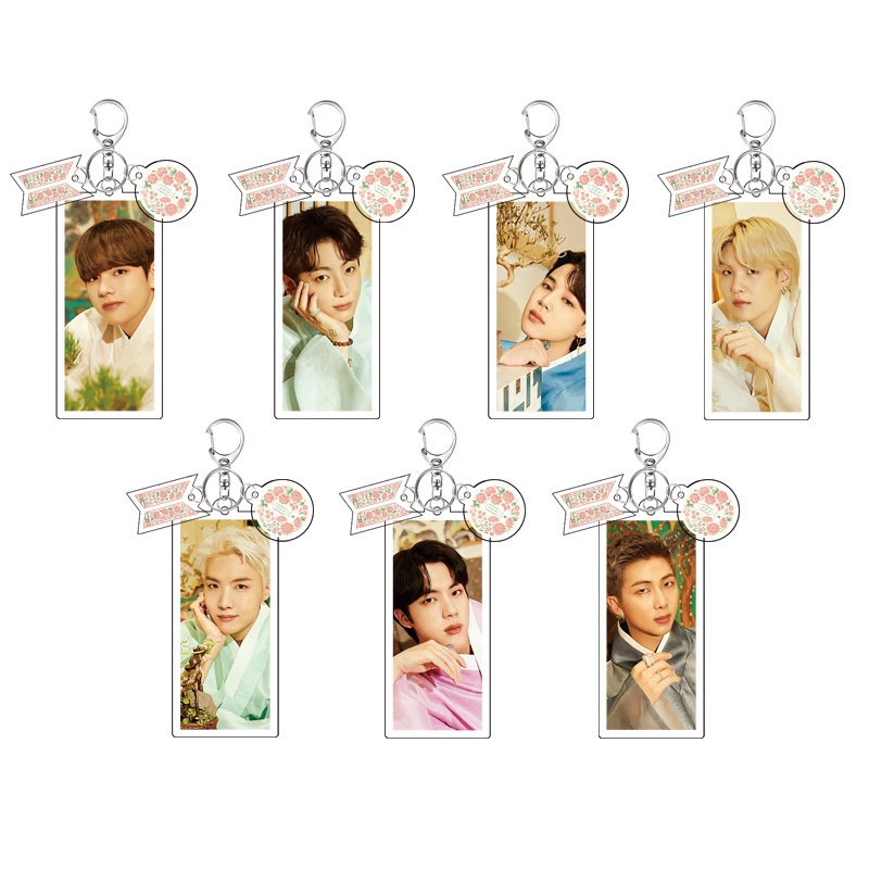 Gantungan Kunci Desain Kpop BTS DALMAJUNG Bahan Akrilik