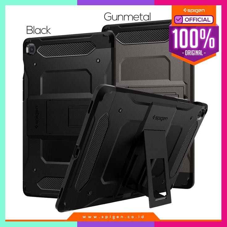 Case Galaxy Tab S5E Spigen Tough Armor Tech With Stand Casing Black