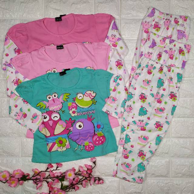 Ss#169 Piyama Za-ra Kids Size 1-3tahun / EXPORT Quality Baju Tidur Karakter Kaus