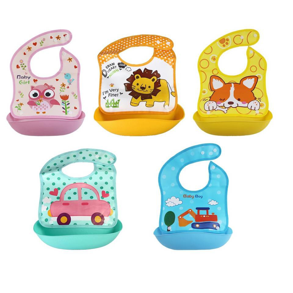 BABYSAFE  MURAH BIB  / OTO / SLABER CLEMEK MAKAN ANTI AIR ( BIB02 ) BABY SAFE