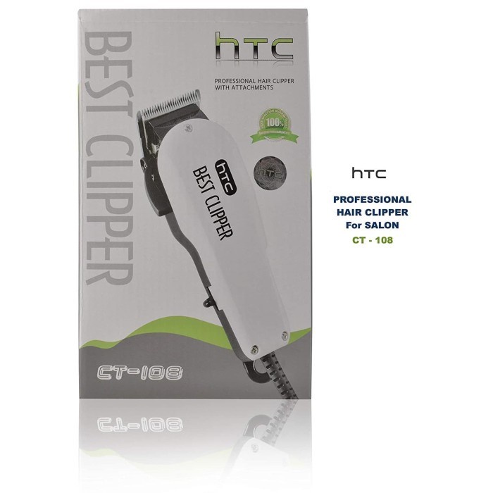 TARABABYSTORE-Alat Mesin Potong Pangkas Cukur Rambut Ukir Detailer HTC CT108 CT 108