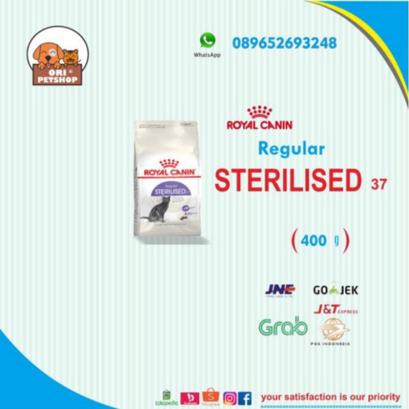 royal canin sterilised 400 gr - freshpack