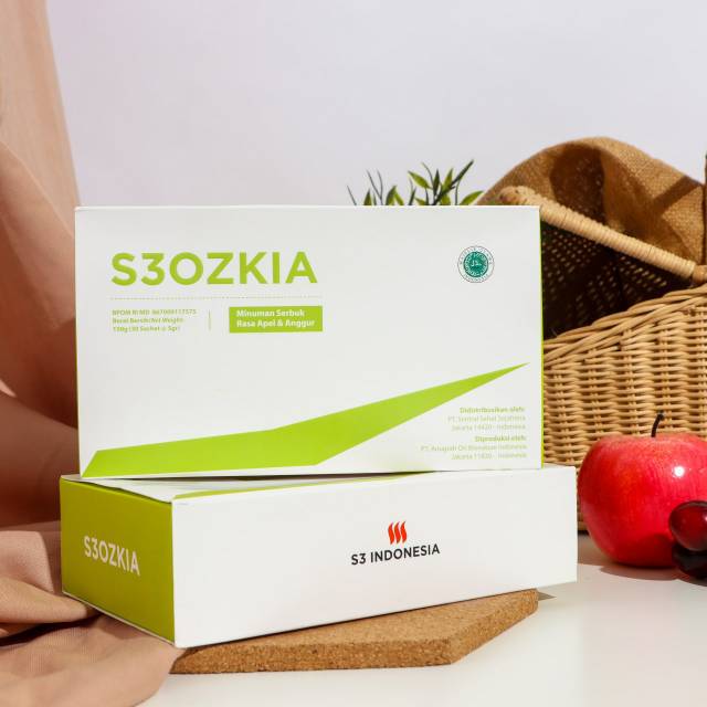 S3Ozkia Ozkia minuman biogreen stemcell apel dan anggur  anti aging mencegah kanker atasi jerawat