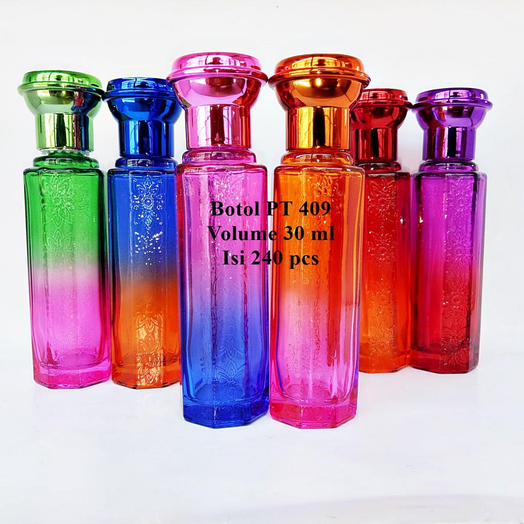 Botol Parfum Kosong Warna PT 409 30 ml lusinan