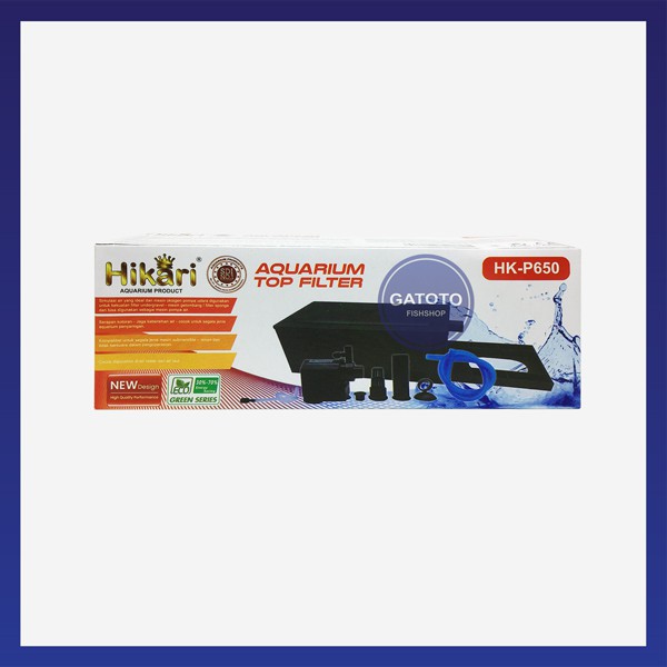 Box Filter Aquarium Lengkap Hikari wp650