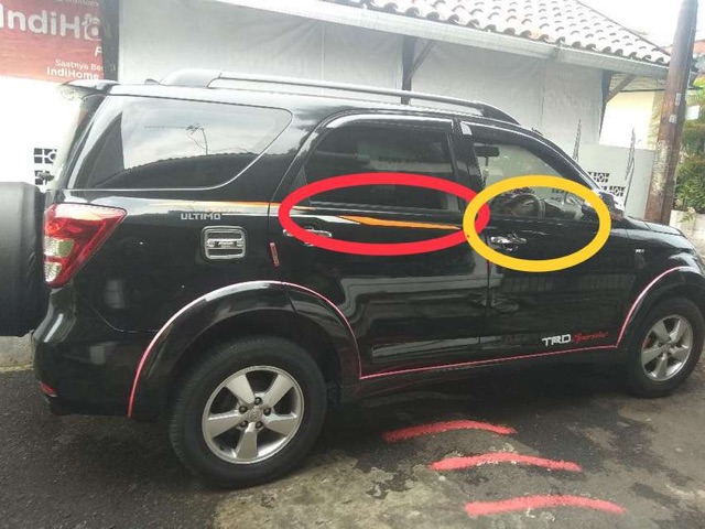 Karet Pelipit List Kaca Wheater Strip Toyota Rush Terios Lama