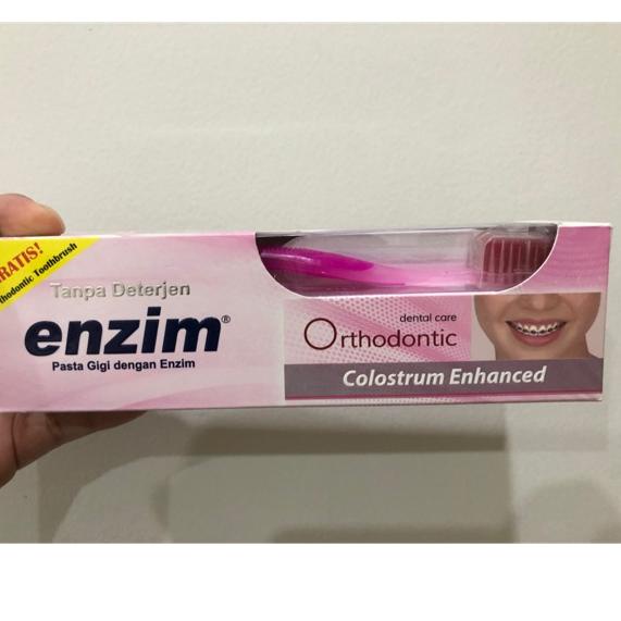 Pasta Gigi Enzim orthodontic 100 ml/124 Gr dg sikat gigi ortho