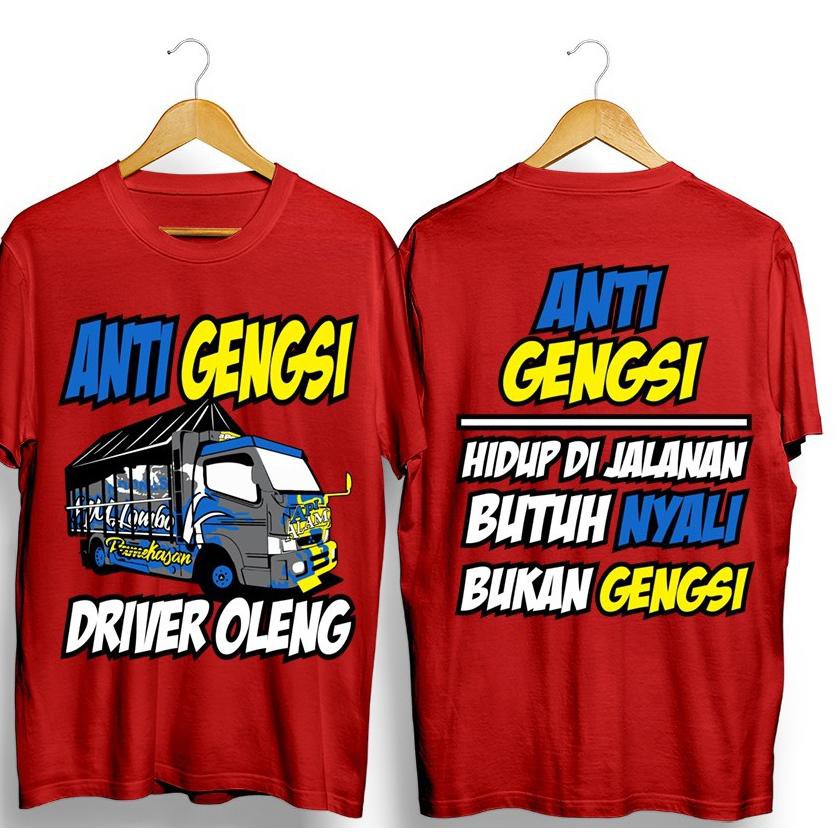 Limited Edition Kaos tshirt baju distro driver oleng anti gengsi ♊