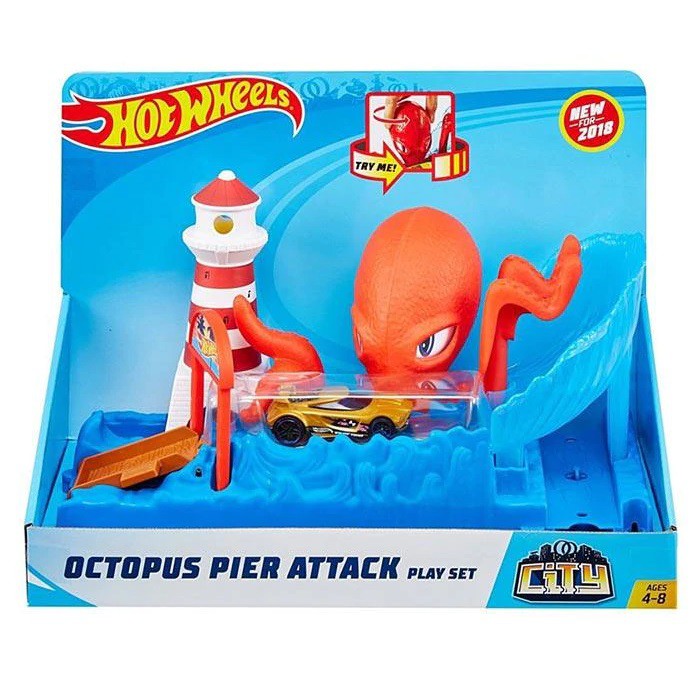Jual Hot Wheels City Octopus Pier 