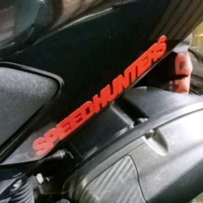 STIKER CUTTING SPEEDHUNTER KANJI JEPANG murah variasi motor helm terbaru viral keren logo hologram tahan lama