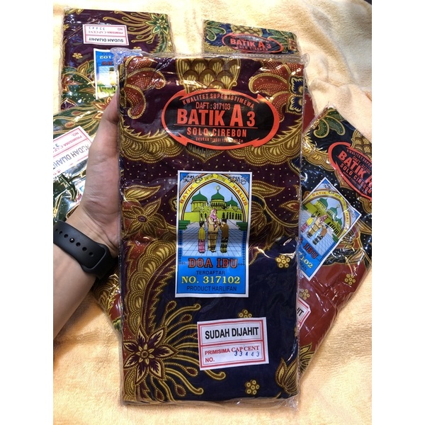 Kain Sarung Batik Halus Doa Ibu Sudah Dijahit