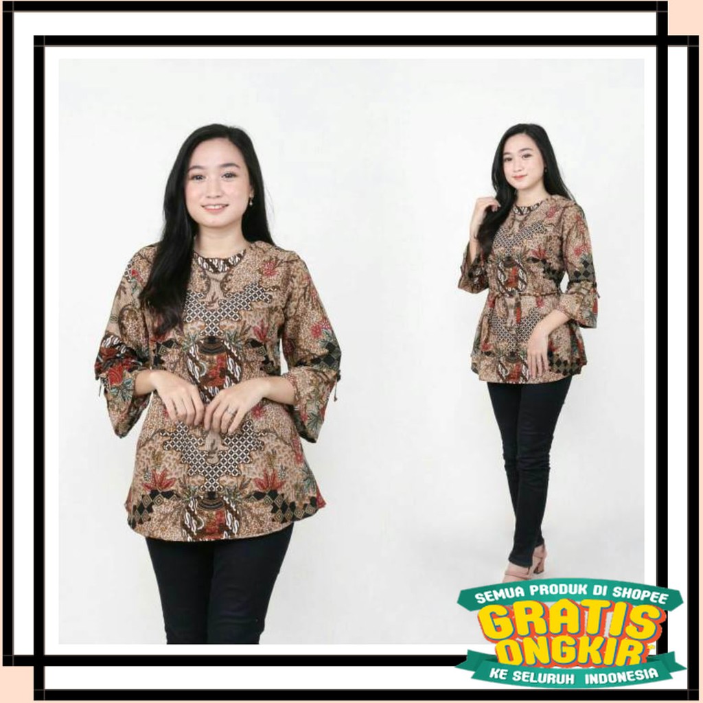 TERBARU TERMURAH TERKINI TERLARIS SEMARANG BAJU MURAH / Baju Batik Atasan Batik Wanita