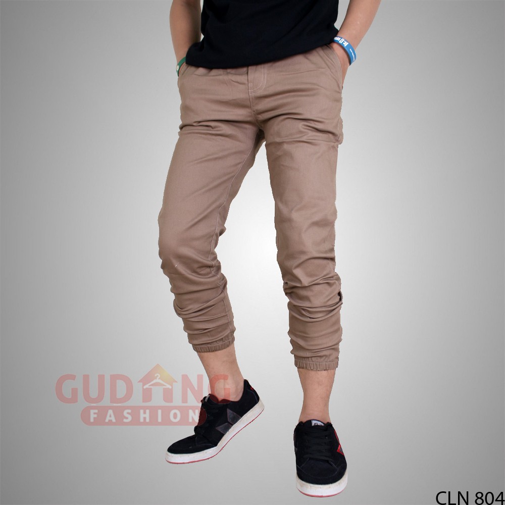 Celana Karet Pria Celana Jogger Panjang - CLN 804