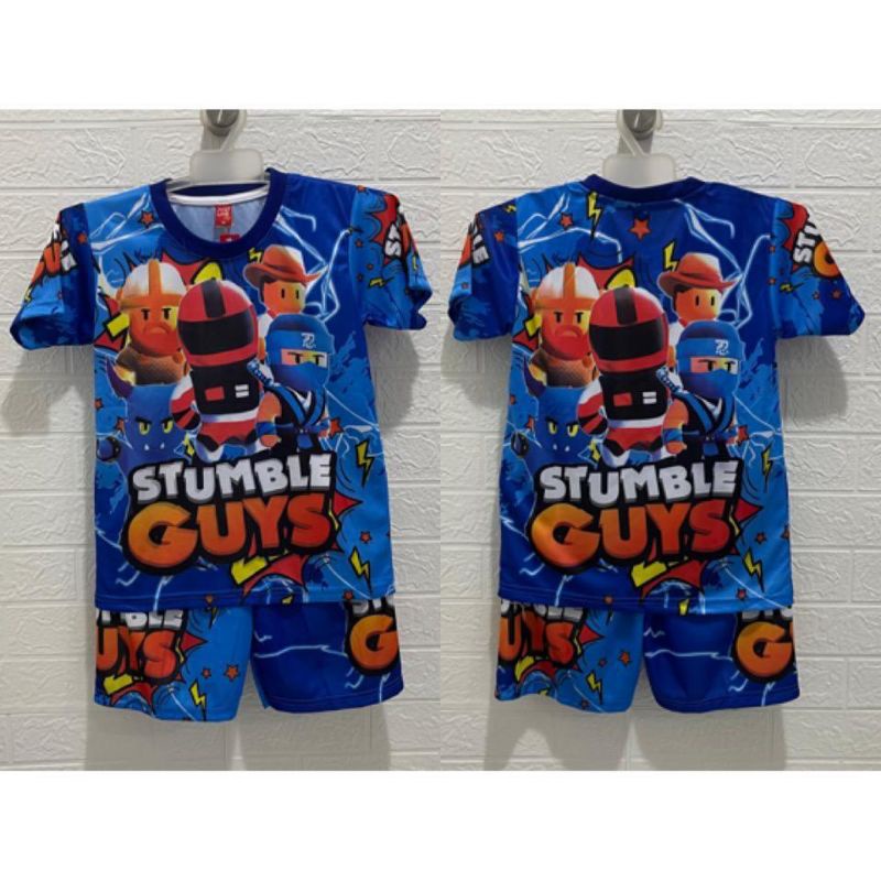 (READY) SETELAN ANAK STUMBLE GUYS MURAH KIDS TERBARU