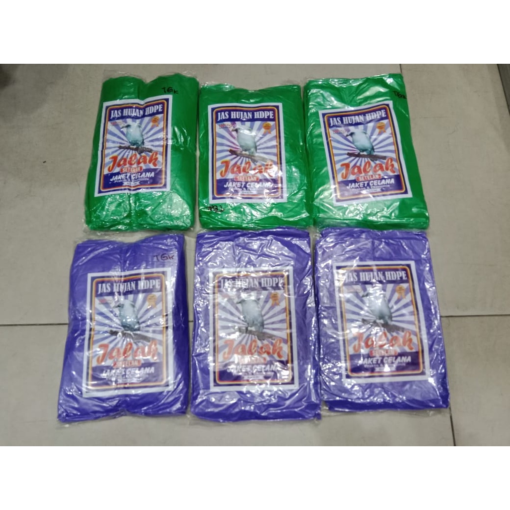 mantel plastik / mantel kantong / mantel murah / mantel poncho / mantel celana / jas hujan plastik