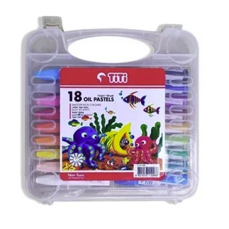 Crayon TiTi Oil Pastel 18 Warna