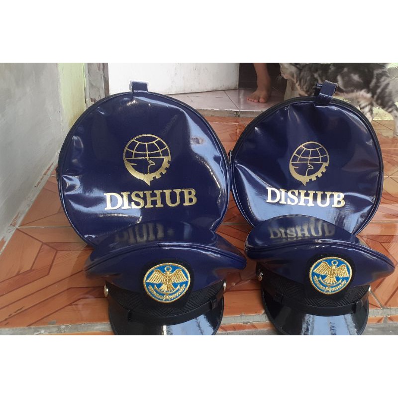 TOPI PET DISHUB + TAS PET DISHUB