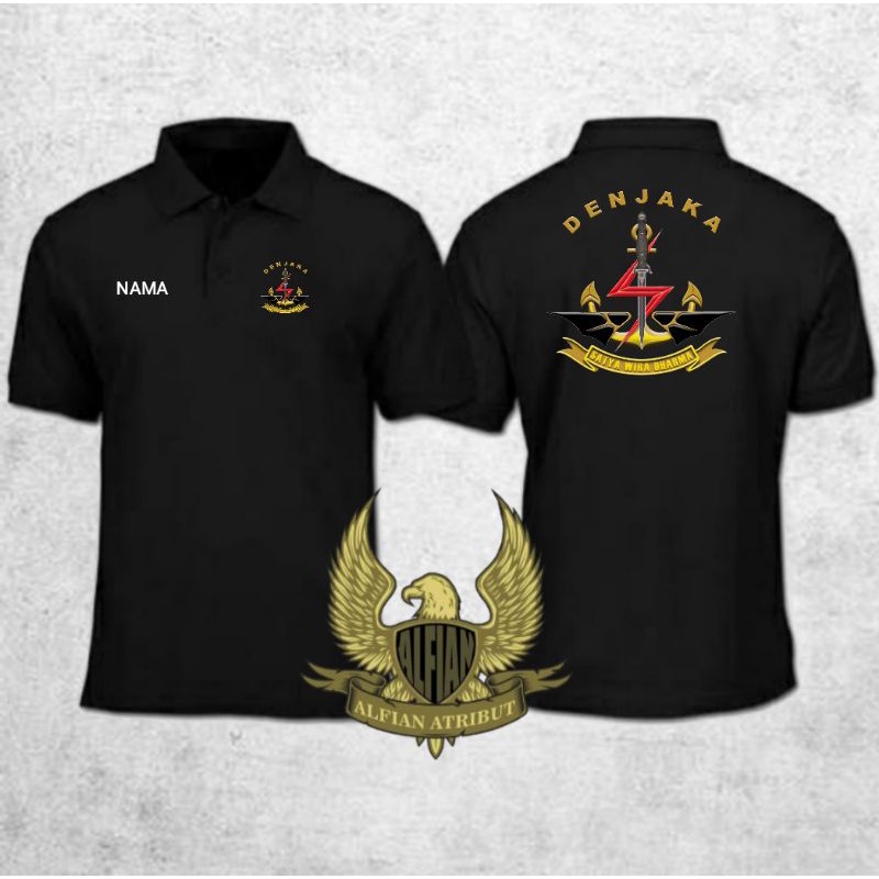 kaos kerah polo denjaka,baju berkerah denjaka new model