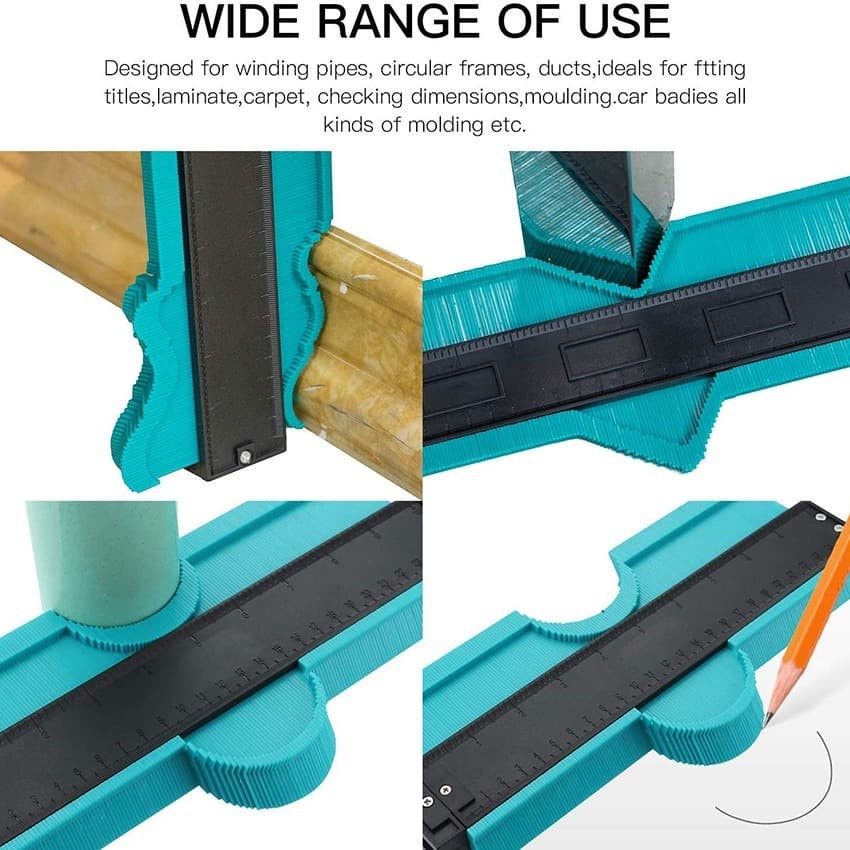 [ORI] ALAT JIPLAK SUDUT KERAMIK | Penggaris Copy Siku Sudut Duplicator Keramik | Copy Contour Gauge