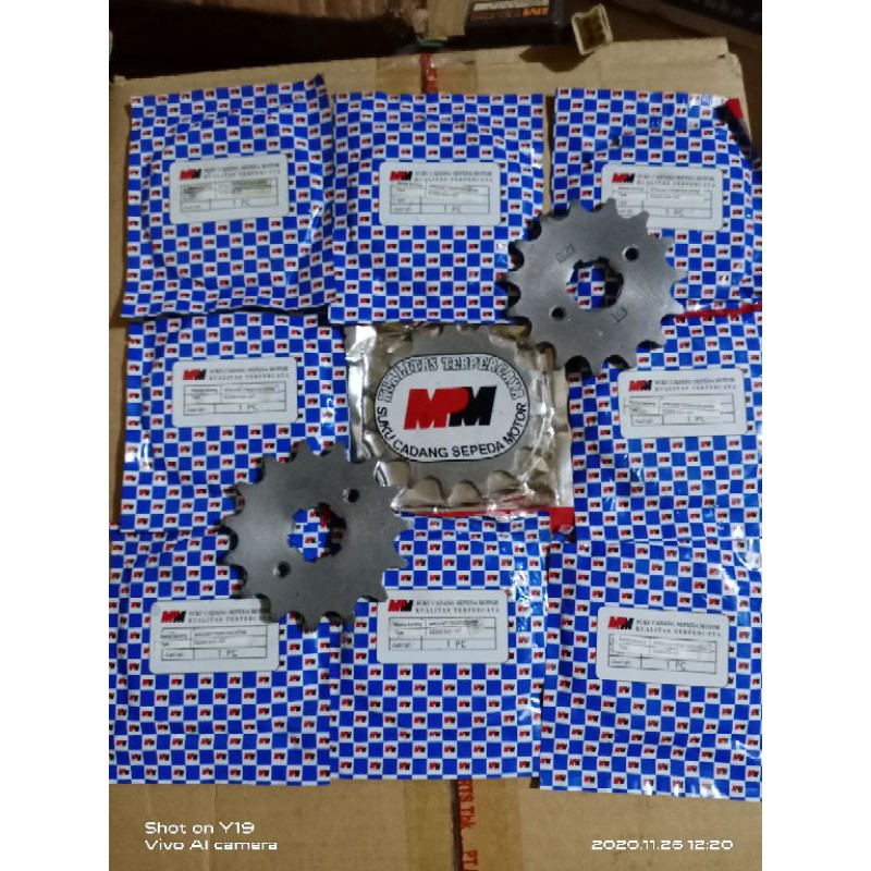 GIR DEPAN KAWASAKI KZ200 GEAR DEPAN BINTER MERCY 520-15T MPM..