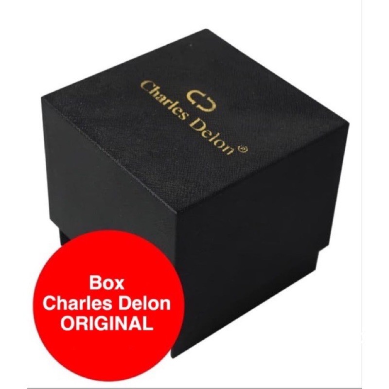 BOX CHARLES DELON ORIGINAL / KOTAK JAM CHARLES DELON