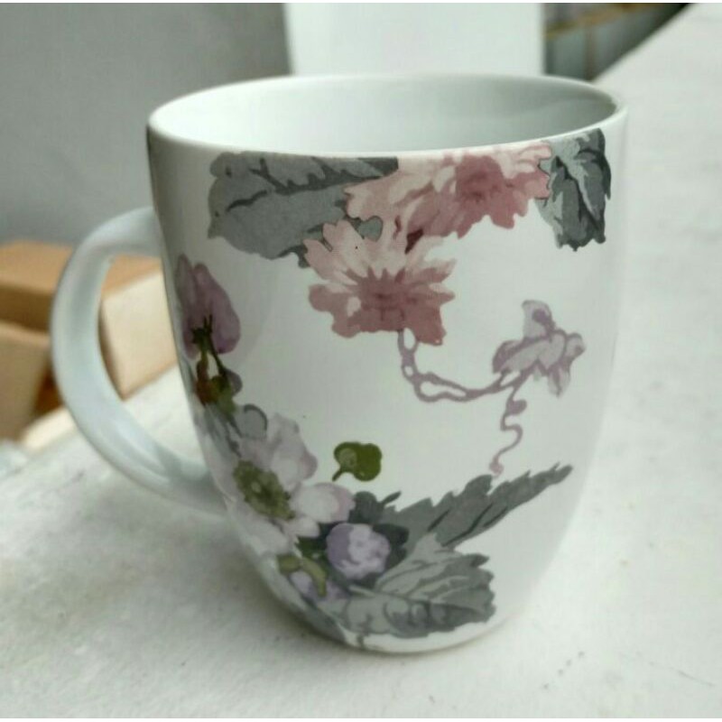 Mug Keramik Bunga Pastel