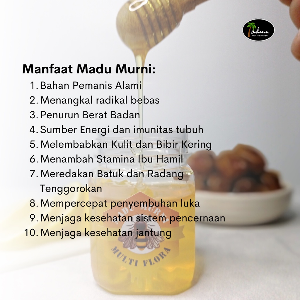 MADU MURNI MULTIFLORA MADU ASLI MURNI RAW HONEY