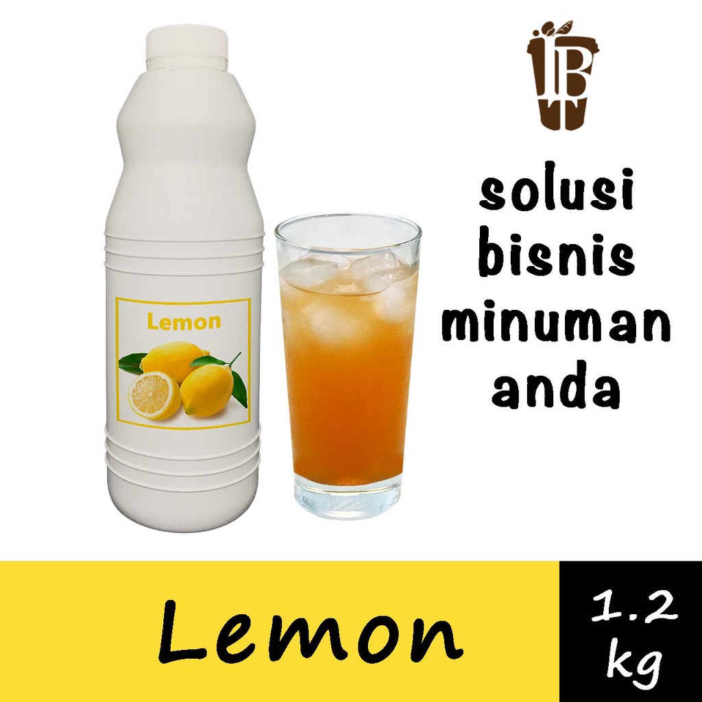 

Sirup Jus Konsentrat Buah Lemon Fruit Juice Syrup.