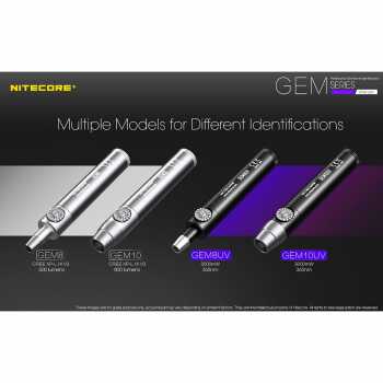 Senter Indentifikasi Batu Mulia Nitecore GEM8 XP-L HI V3 500 Lumens