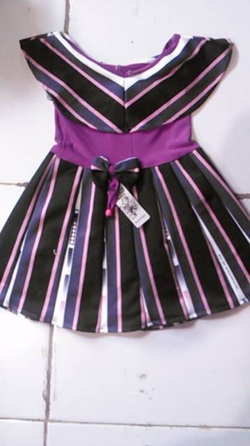 Dress Anak Perempuan Cantik termurah 1-3 tahun